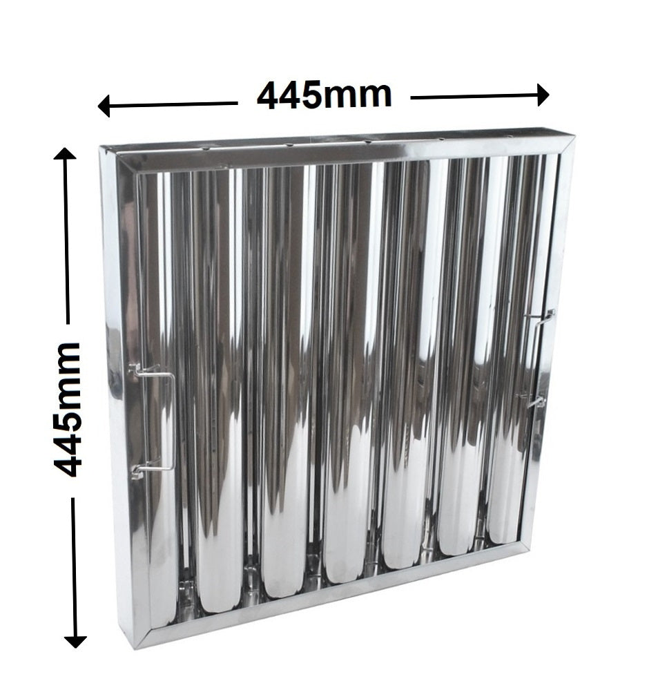 Canopy Baffle Grease Filters H 445 X W D 48Mm (18 18 2)