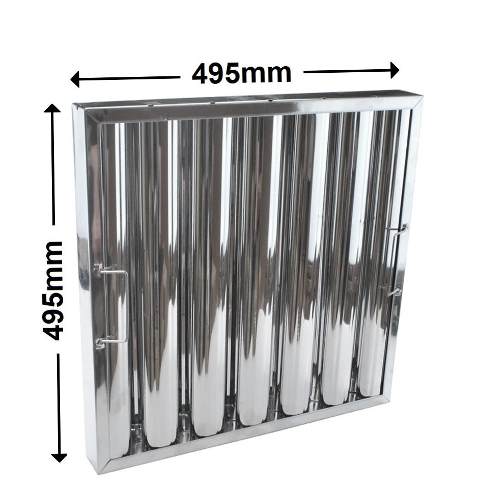 Canopy Stainless Steel Baffle Extraction Grease Filter