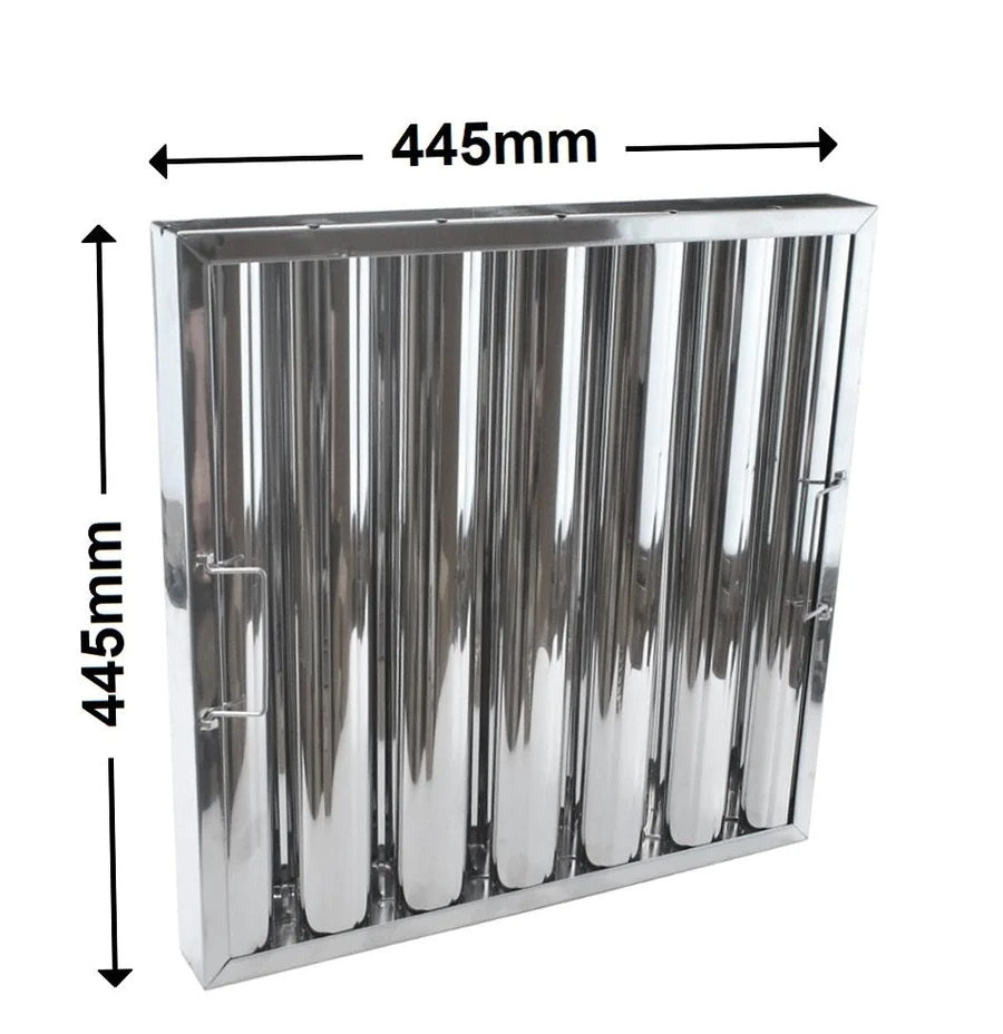 Canopy Baffle Grease Filter - 445 x 445 x 48mm (18" x 18" x 2")