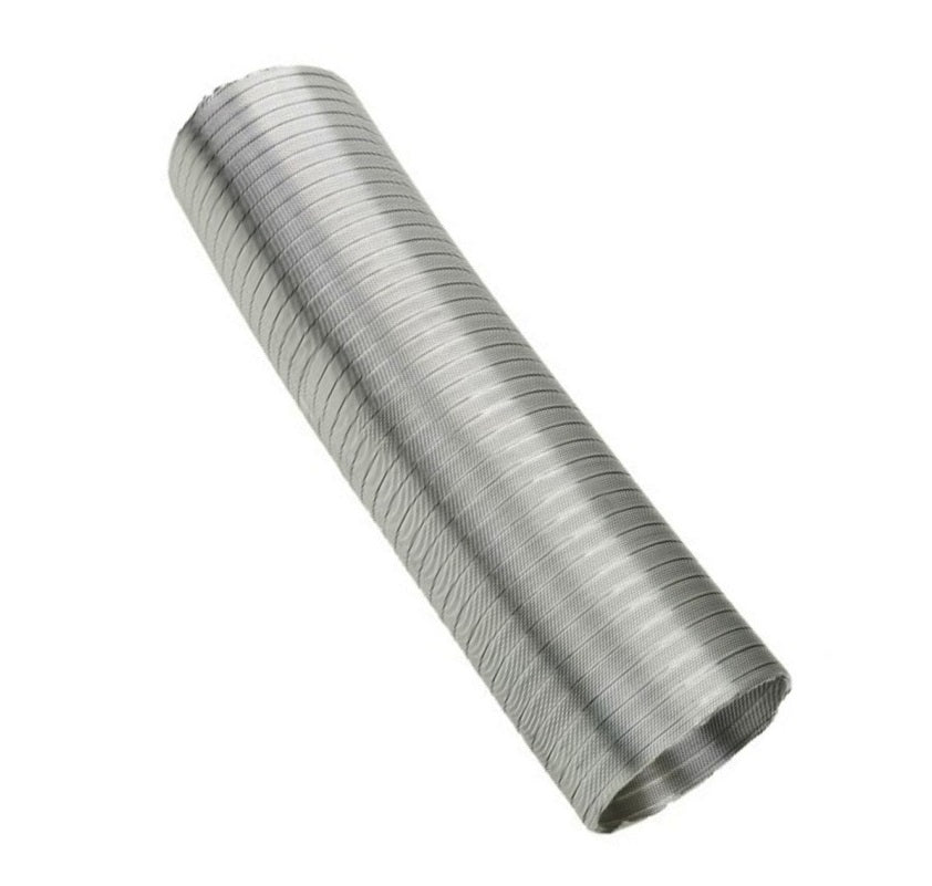 Semi-Rigid Aluminium Hose 102mm X 1.5m Long Round